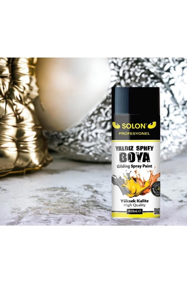Altın Yaldız Sprey Boya 400 Ml. - 4