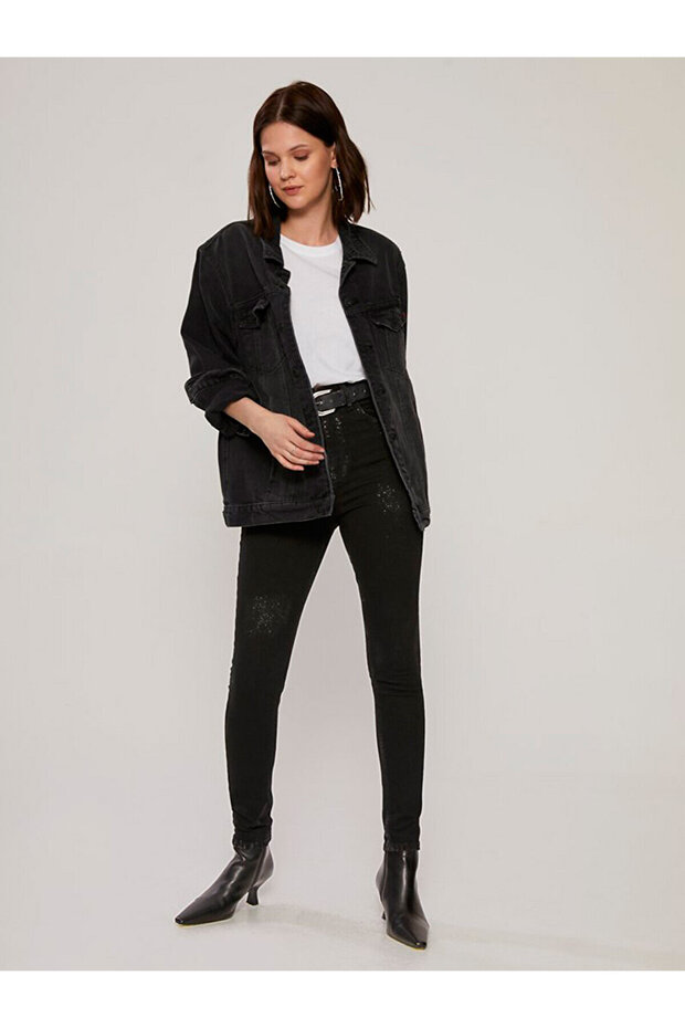 Marcella Narrow Leg High Waisted Jean Trousers
