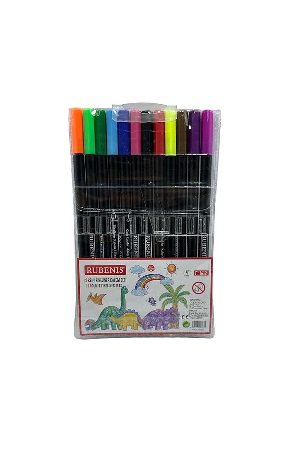 Fineliner Kalem Seti 12 Renk 0.4 Mm - 2