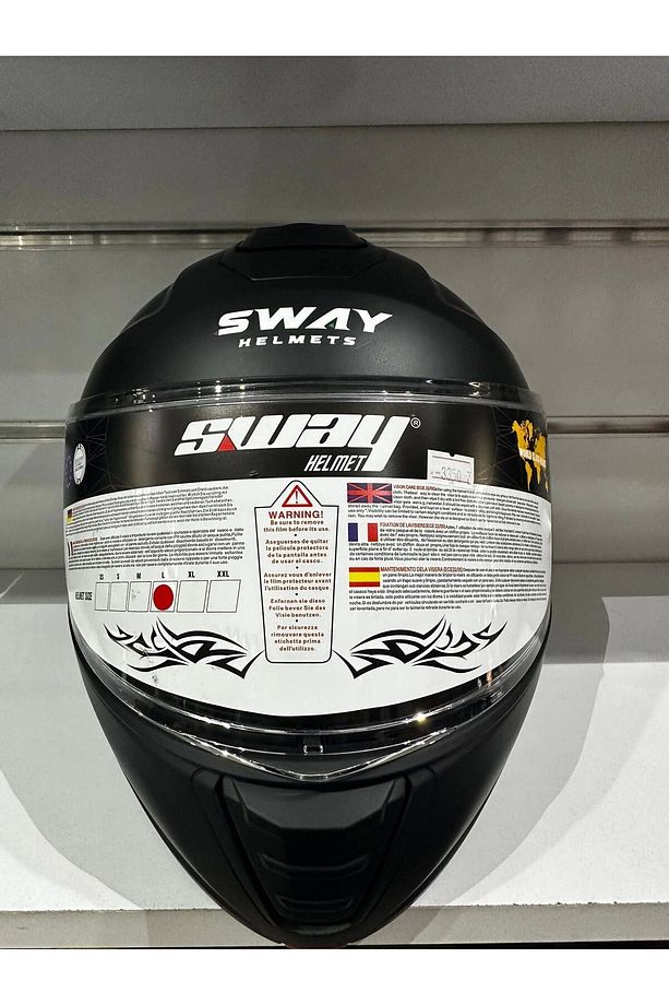 Sw 917 Solid Gloss White (PARLAK BEYAZ) Çene Açılır Kask - 3