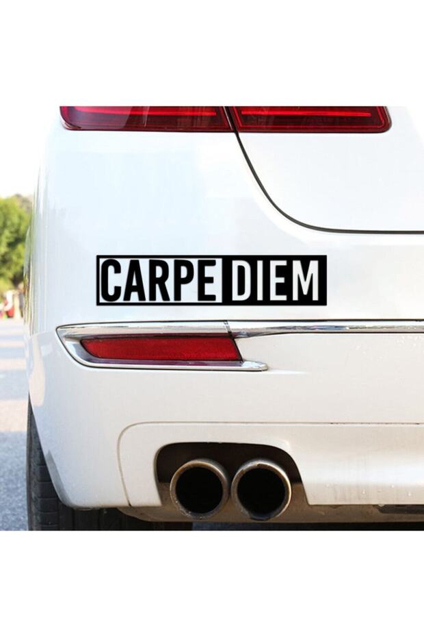 Carpe Diem Written Auto Lettering Auto Sticker,(Sent by Ecnrshop)I 25*8 cm