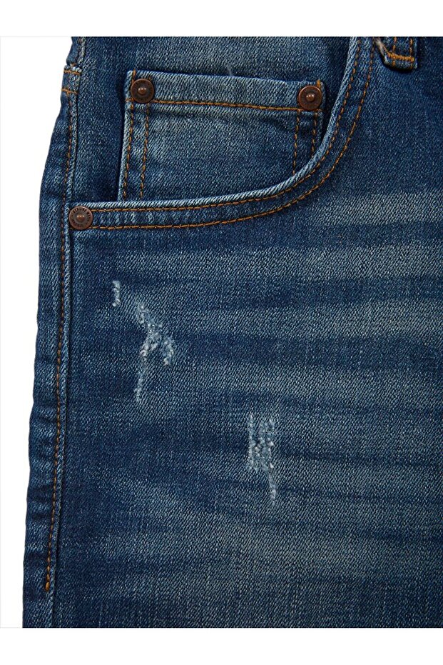 Leonis Slim Jean Bermuda - 3