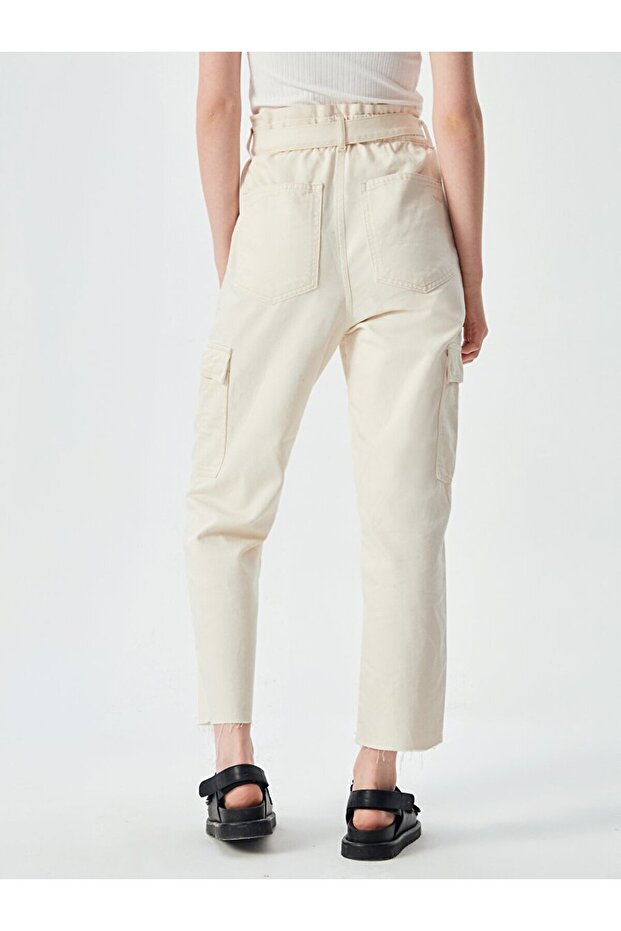 Godiva Cargo-Jeanshose für Damen-01009514091477453025 - 4