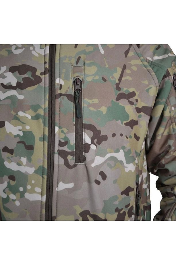 Multicam Kamuflaj Softshell Mont - 4