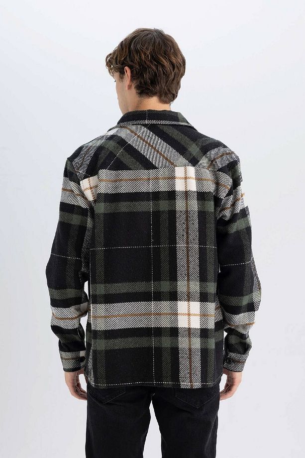 Relax Fit Oduncu Flanel Uzun Kollu Gömlek A7045ax24au - 6