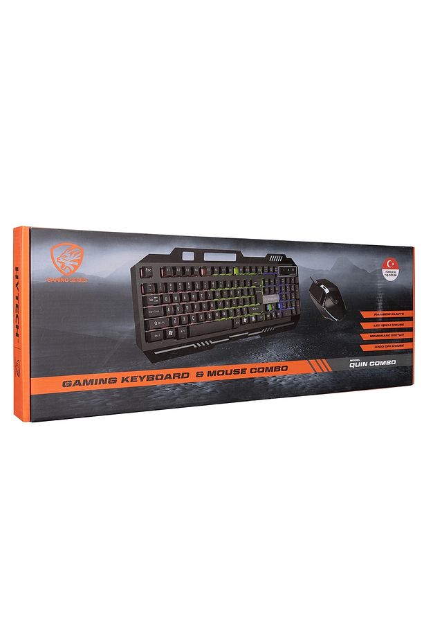 Hkm-x86 Işıklı Oyuncu Klavye Mouse Set - 8