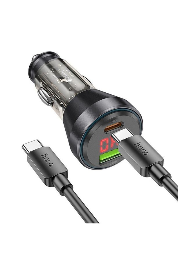 Nz12b Unimpeded Pd48w Usb Type-c Araç Çakmaklı Hızlı Şarj Aleti Type-c To Type-c Kablo - 5