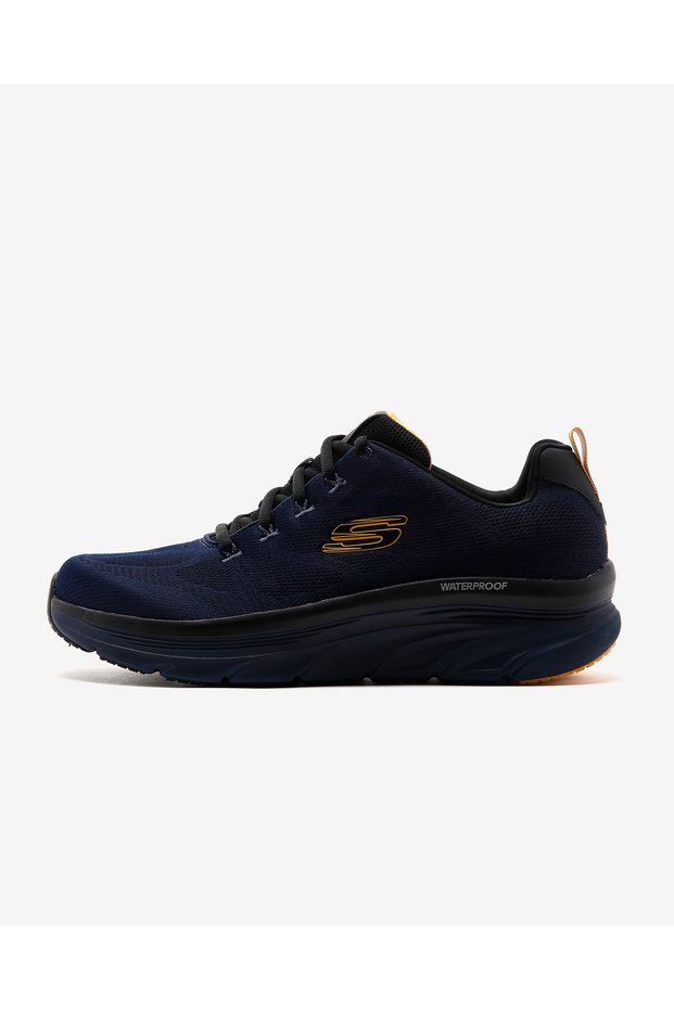 D'Lux Walker - Get Oasi̇s Men's Navy Blue/Yellow Sports Shoes 232362 Nvyl