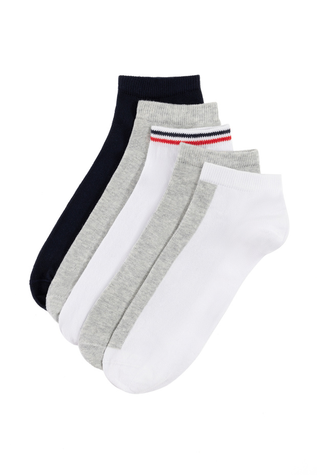 Men's Gray Melange Socks 50265705-Vr086