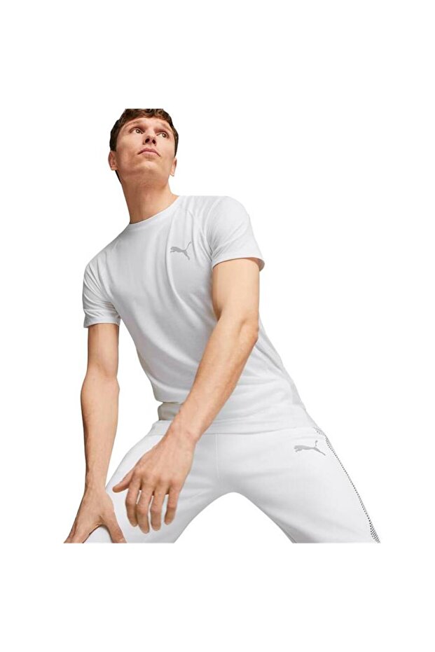EVOSTRIPE Tee White Tişört - 1