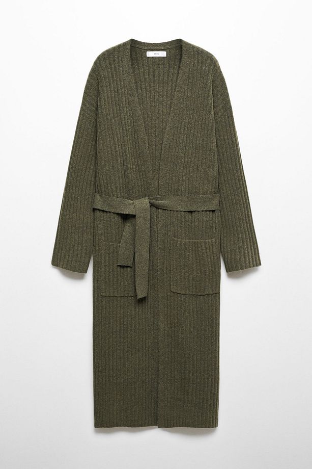 Cardigan with patch pocket - 3
