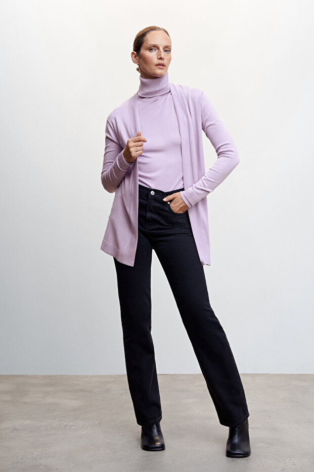 Fine-knit cardigan - 1