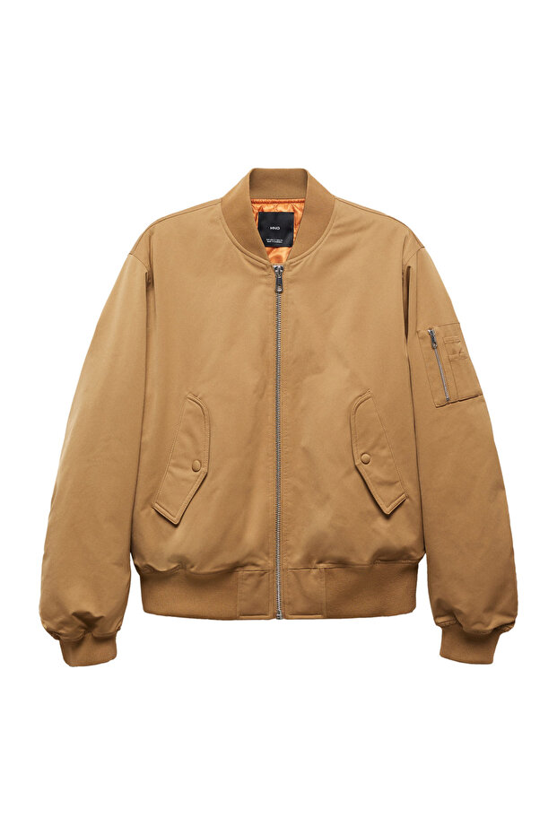 Oversized Bomber Jacket - 4