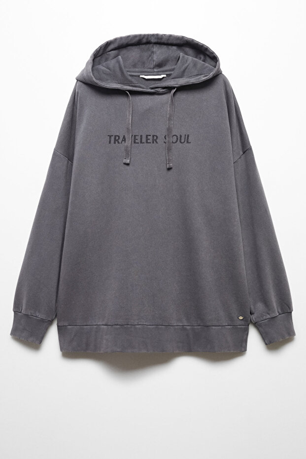 Message cotton sweatshirt - 3