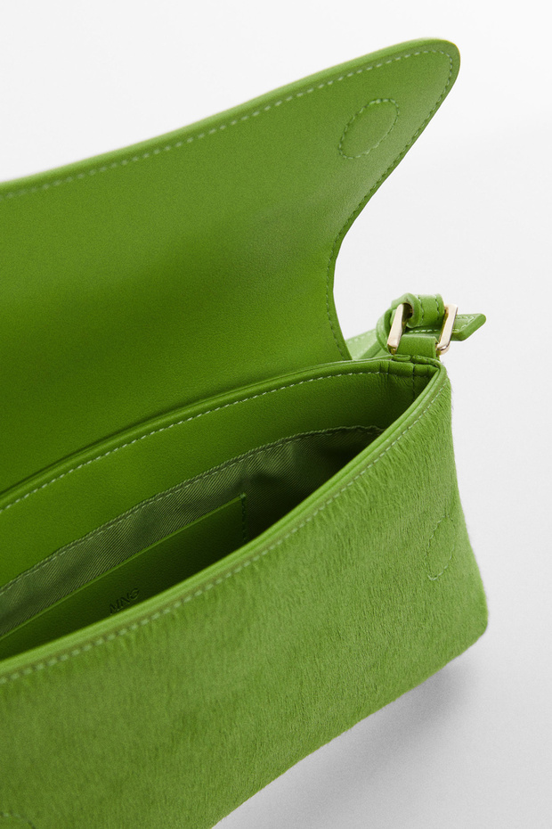 Flap leather bag - 6