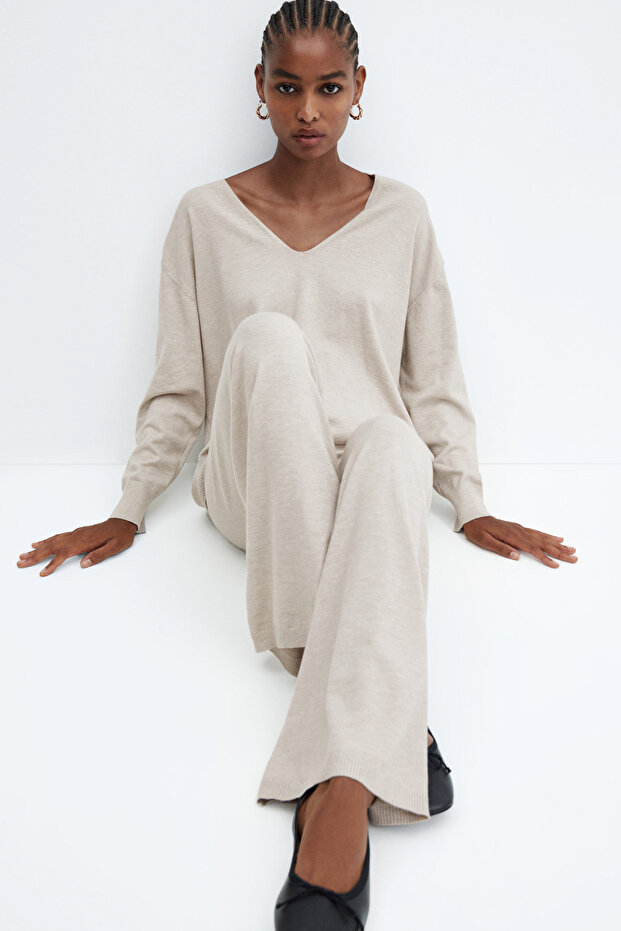 Knitted wideleg trousers - 6