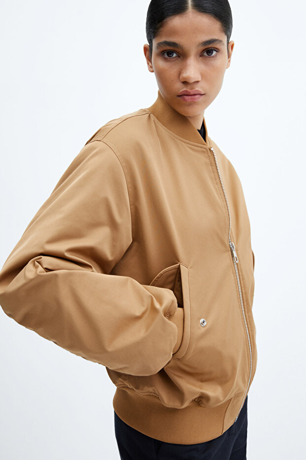 Oversized Bomber Jacket - 6