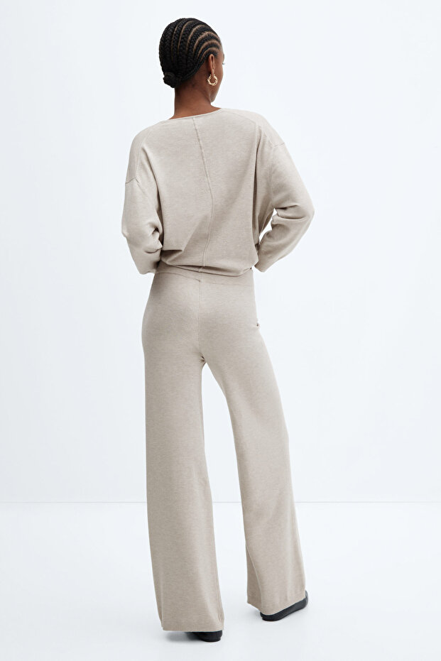 Knitted wideleg trousers - 8