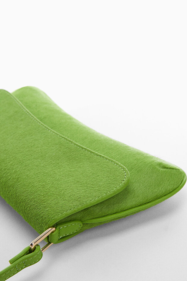 Flap leather bag - 5