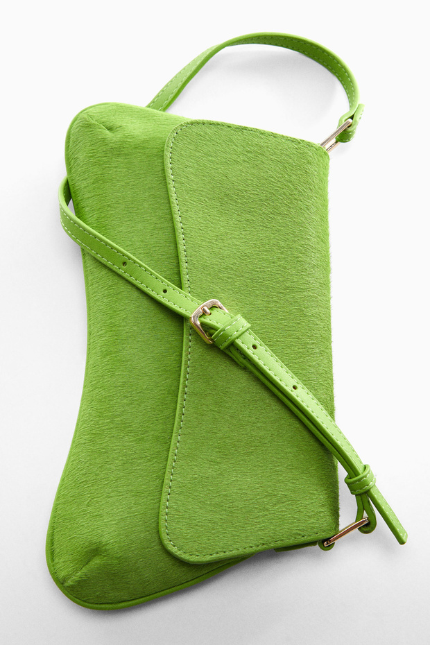 Flap leather bag - 7