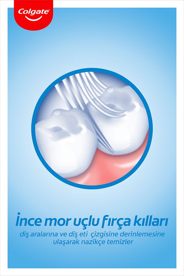 Diş Arası Temizliği Dil Ve Yanak Temizleyicili Orta Diş Fırçası 1+1 - 5