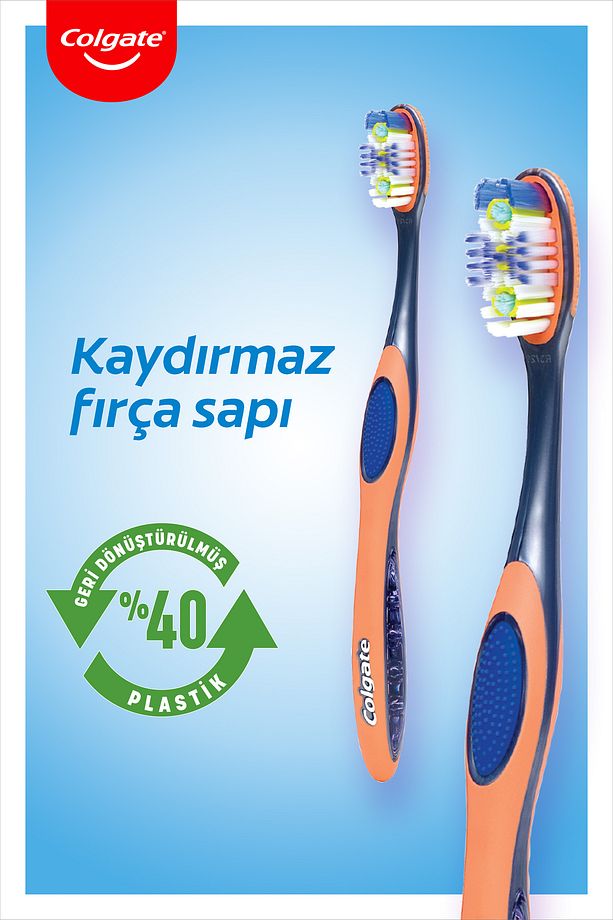 Diş Arası Temizliği Dil Ve Yanak Temizleyicili Orta Diş Fırçası 1+1 - 7