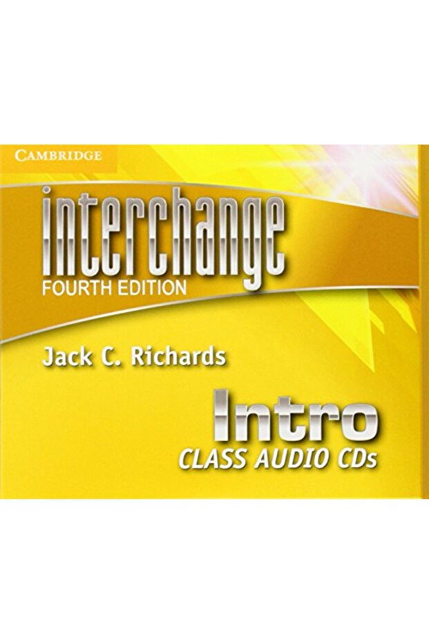 Interchange Intro Class Audio Cds 3