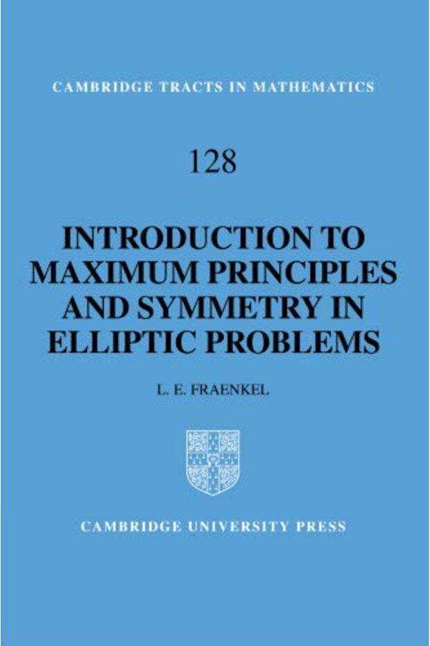 An Introduction To Maximum Principles And Symmetry In Elliptic Problems - 1