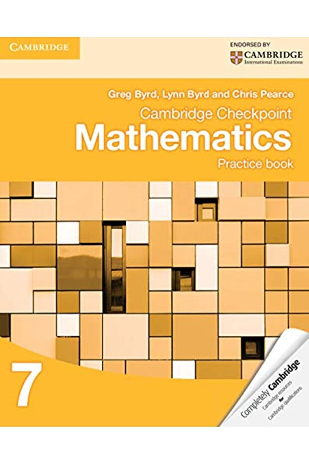Checkpoint Mathematics Practice Book 7