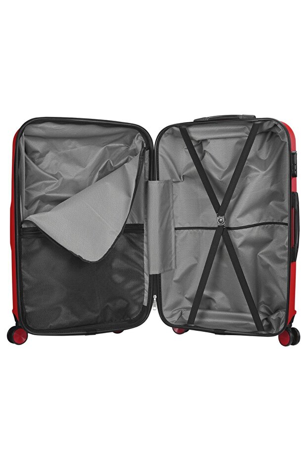 Wx-210 Kırmızı Orta Boy Valiz - 9