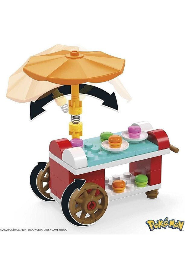 Pokemon Builder Picnic Toy Building Set Eevee And Riolu Figures Blok Yapımı Lego Oyunu - 2