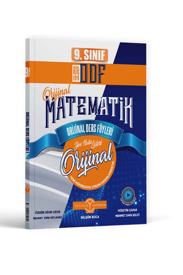 Orijinal 2025 9. Sınıf Matematik ODF KDT Seti Konu Anlatımlı Fasikül Seti  Özgür Uğur Hüseyin Çapar - 3