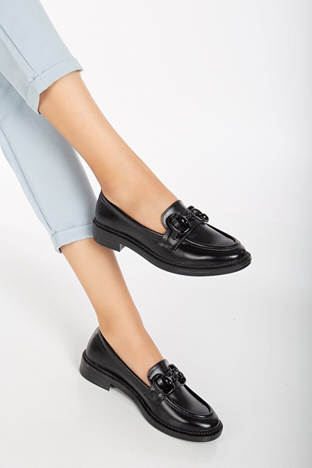 Sofya Ortopedik Taban Deri loafer - 3