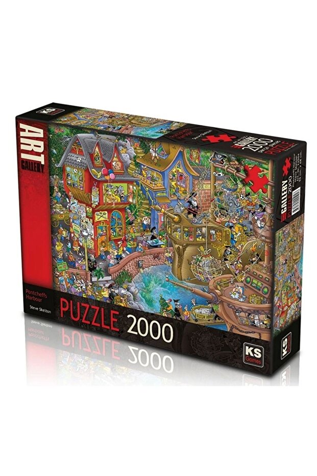 Pontcheffs Harbour 2000 Parça Puzzle - 1