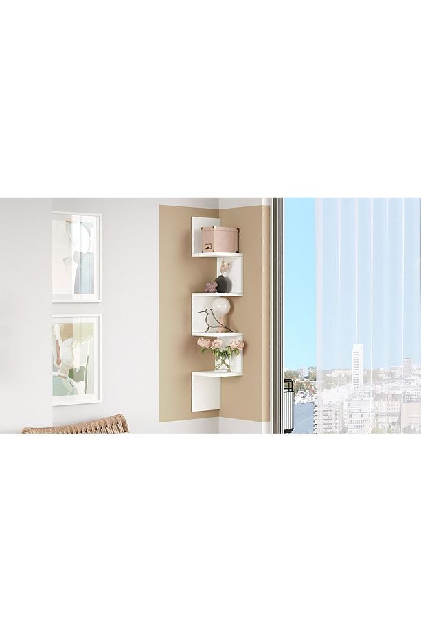 Shelf R9 Modern Duvar Rafı Kitaplık - 2