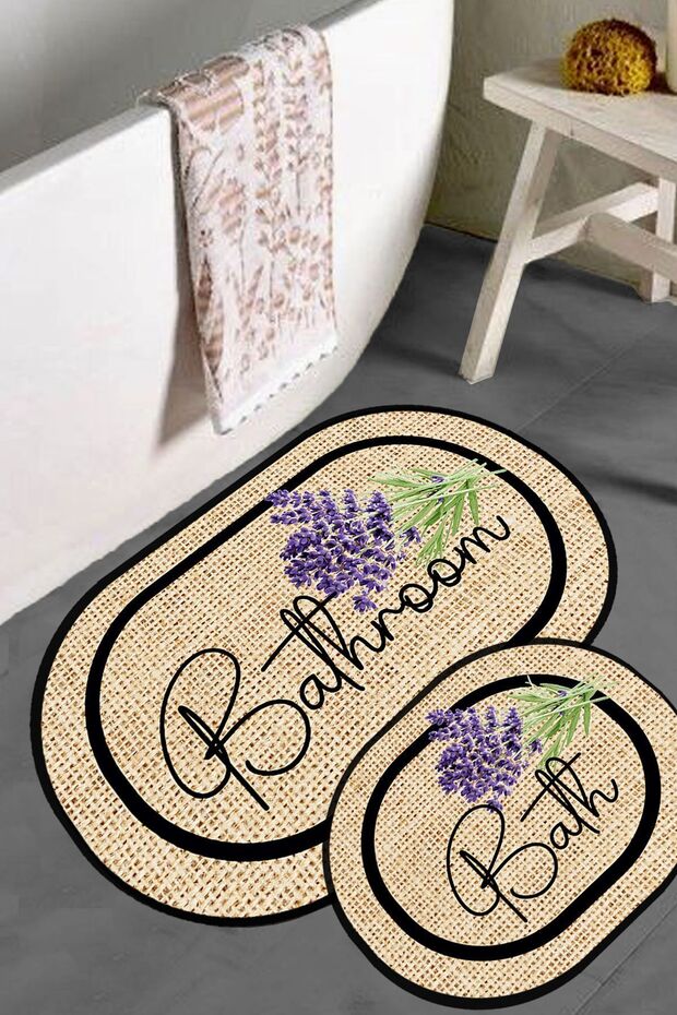 Bano 2-Piece Bathroom Rug Set Djt