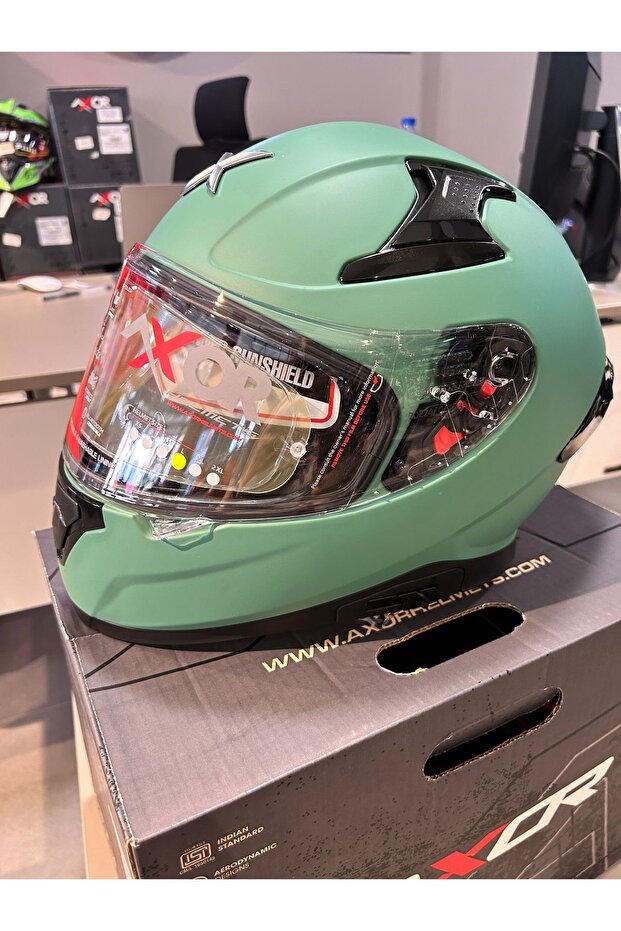 APEX SOLID -AQUA GREEN- PINLOCK DAHİL -ECE 22.06 - 1