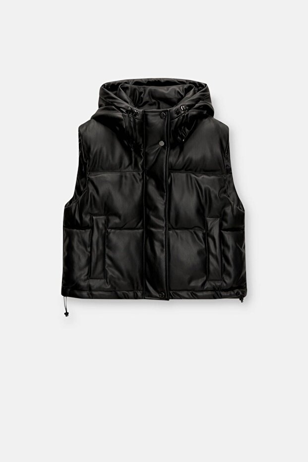 Suni deri şişme yelek - 5