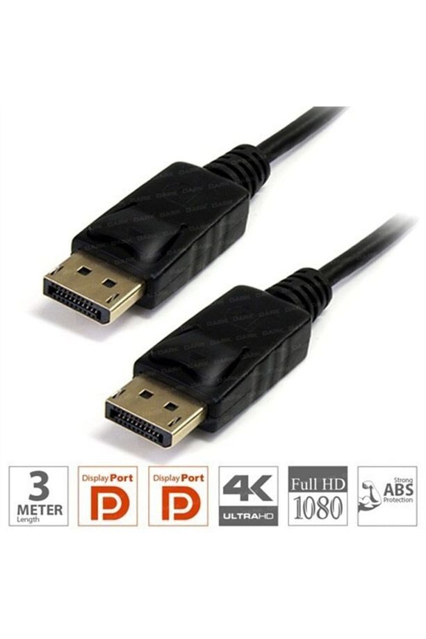 3m Displayport Kablo V1.2 2160p Altın Uçlu Dk-cb-dpl300 - 1