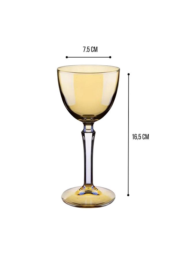 6 Parça Hudson Model Ayaklı Kahve Yanı, Su ve Meşrubat Bardağı Seti 100Ml. - 3