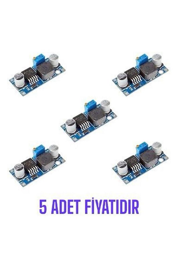 LM2596 Mini Ayarlanabilir 3A Voltaj Regülatör Kartı - 5 ADET - 1