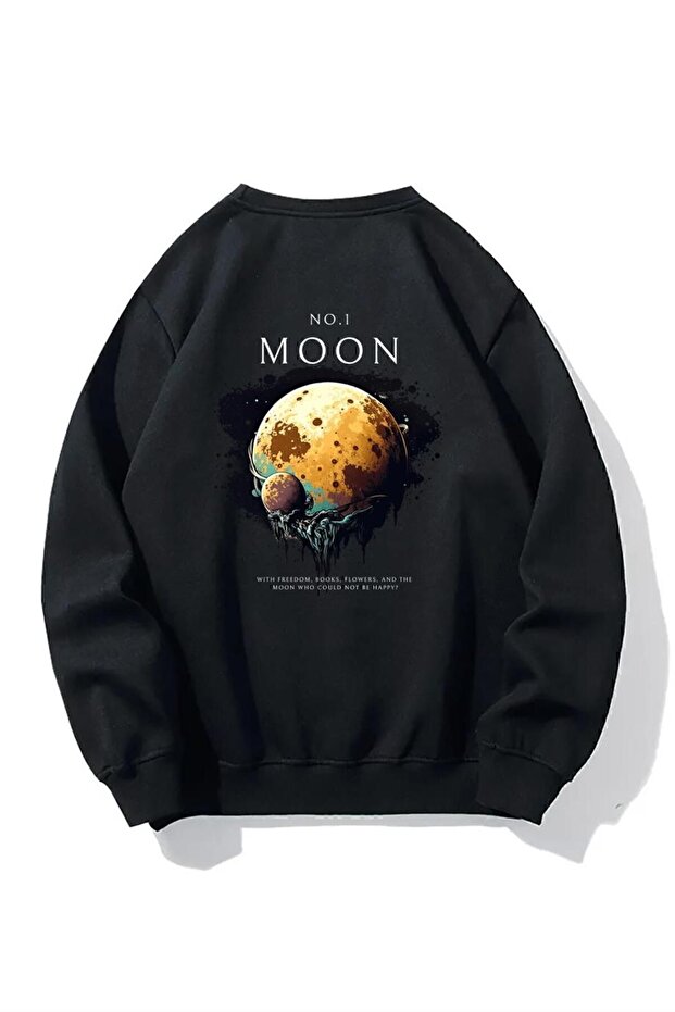 Oversize Unisex No1 Moon Sweatshirt