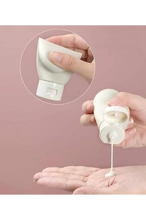 Seyahat Tipi Doldurulabilir Krem Şampuan Kutusu 3 lü Set - 2
