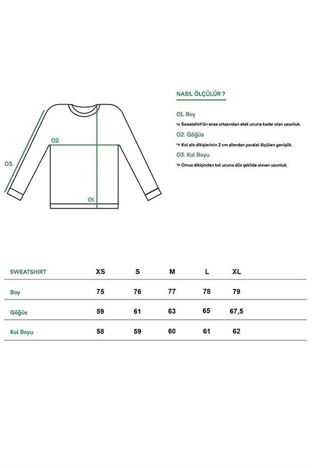 Unisex Oversize Basic Sweatshirt - 3