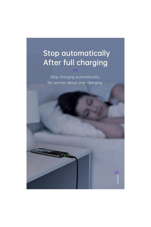 Ca-7360 Type-c Lightining 36w Data Şarj Kablosu 1.2m Siyah - 4