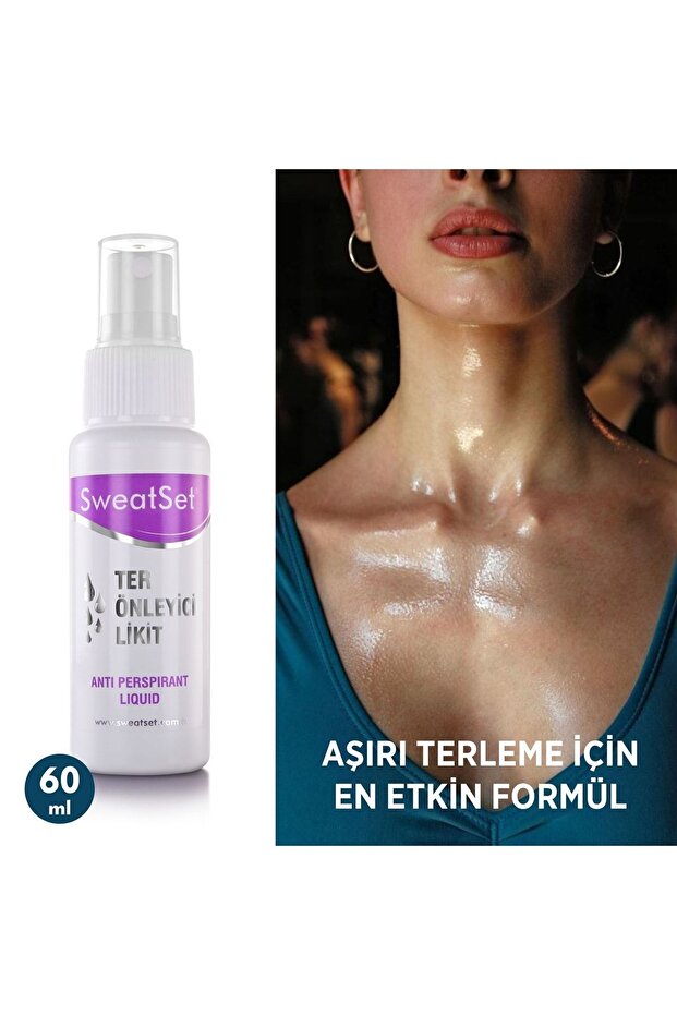 Ter Önleyici Likit Sprey 60 Ml - El Yüz Ayak Sırt Koltuk Altı Terleme Önleyici Etkin Formül - 5