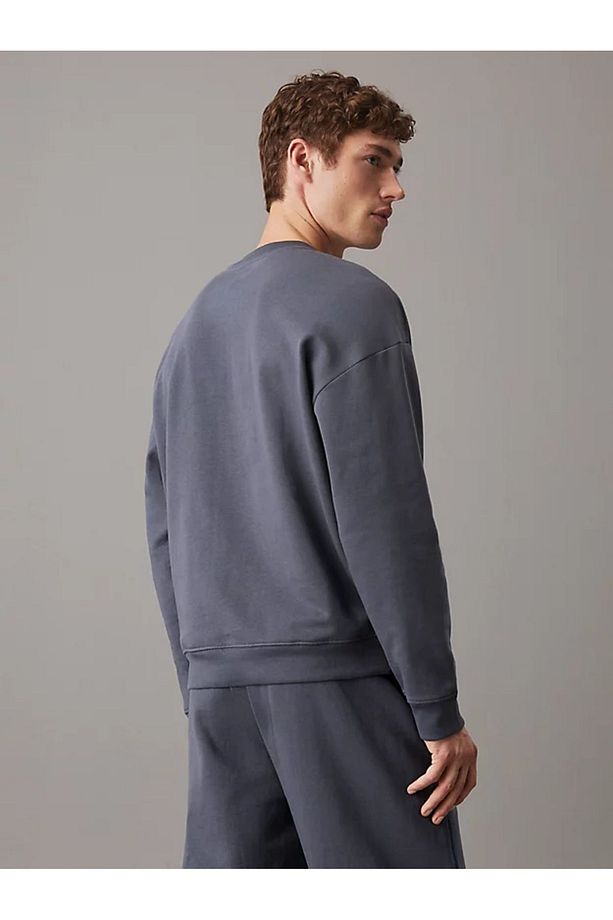Erkek Pamuklu Regular Fit Yuvarlak Yaka Gri Sweatshirt 000NM2686E-CKP - 2