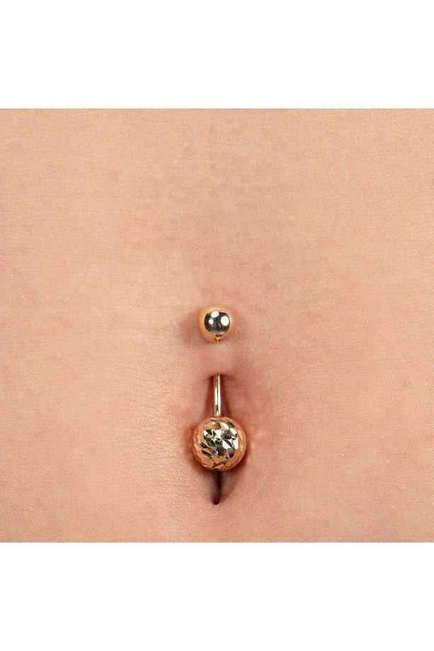 Shine Toplu Altın Göbek Piercing Tek Olarak Satılır - 5