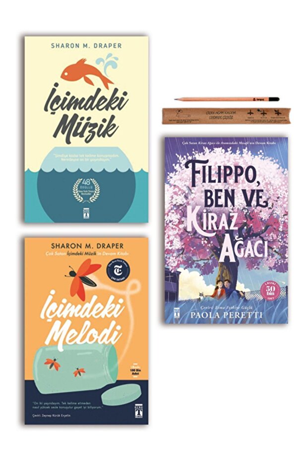 İçimdeki Müzik - İçimdeki Melodi - Filippo Ben ve Kiraz Ağacı Set 3 Kitap