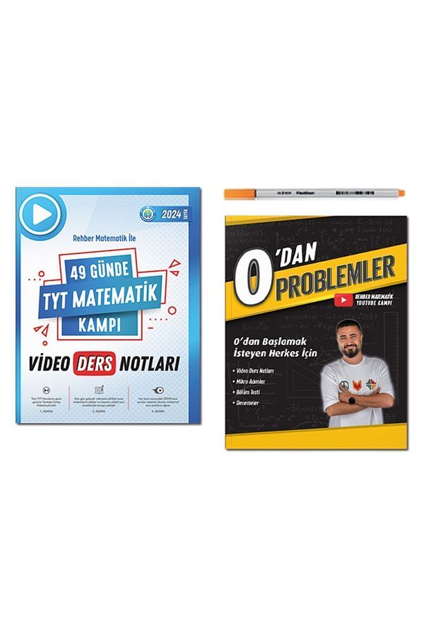 49 Günde Tyt Matematik Kampı Video Ders Notları - 0 dan Problemler Set 2 Kitap 2024 Tayfa - 1